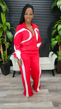 Like Candy Jumpsuit(Red) - Laine Collection