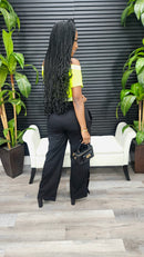 Own Your Spot Pants Set(Lime) - Laine Collection