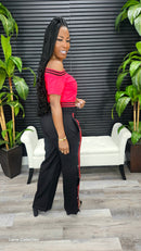 Own Your Spot Pants Set(Red) - Laine Collection