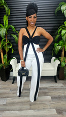 All The Drama Jumpsuit(White)