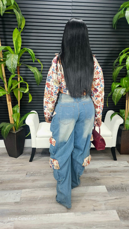 Better ln Floral Pants Set - Laine Collection