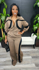 Like Candy Jumpsuit(Mocha)