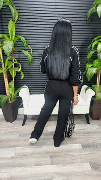Stay On Track Pants Set(Black)