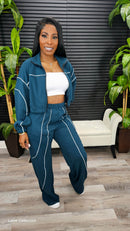Off Limit Pants Set(Hunter)