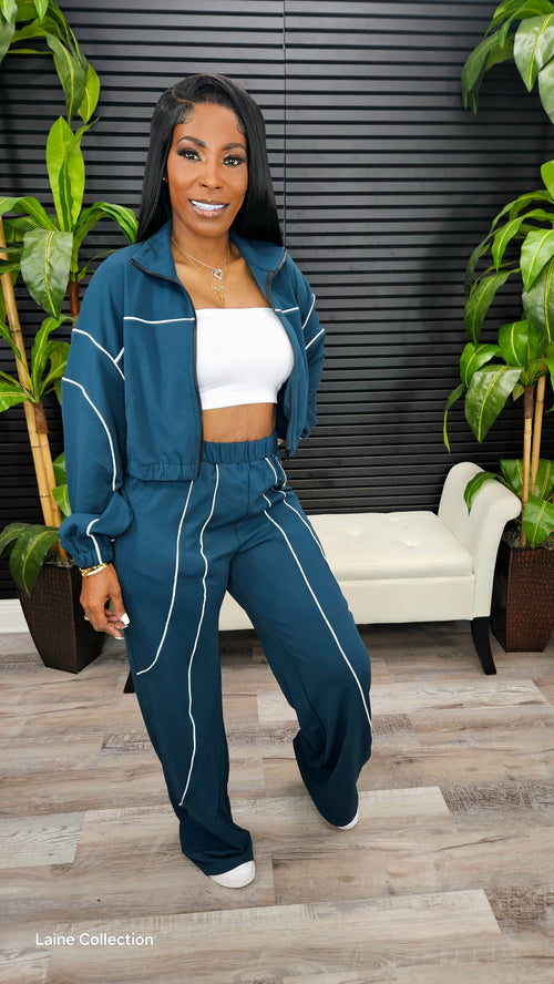 Off Limit Pants Set(Hunter) - Laine Collection