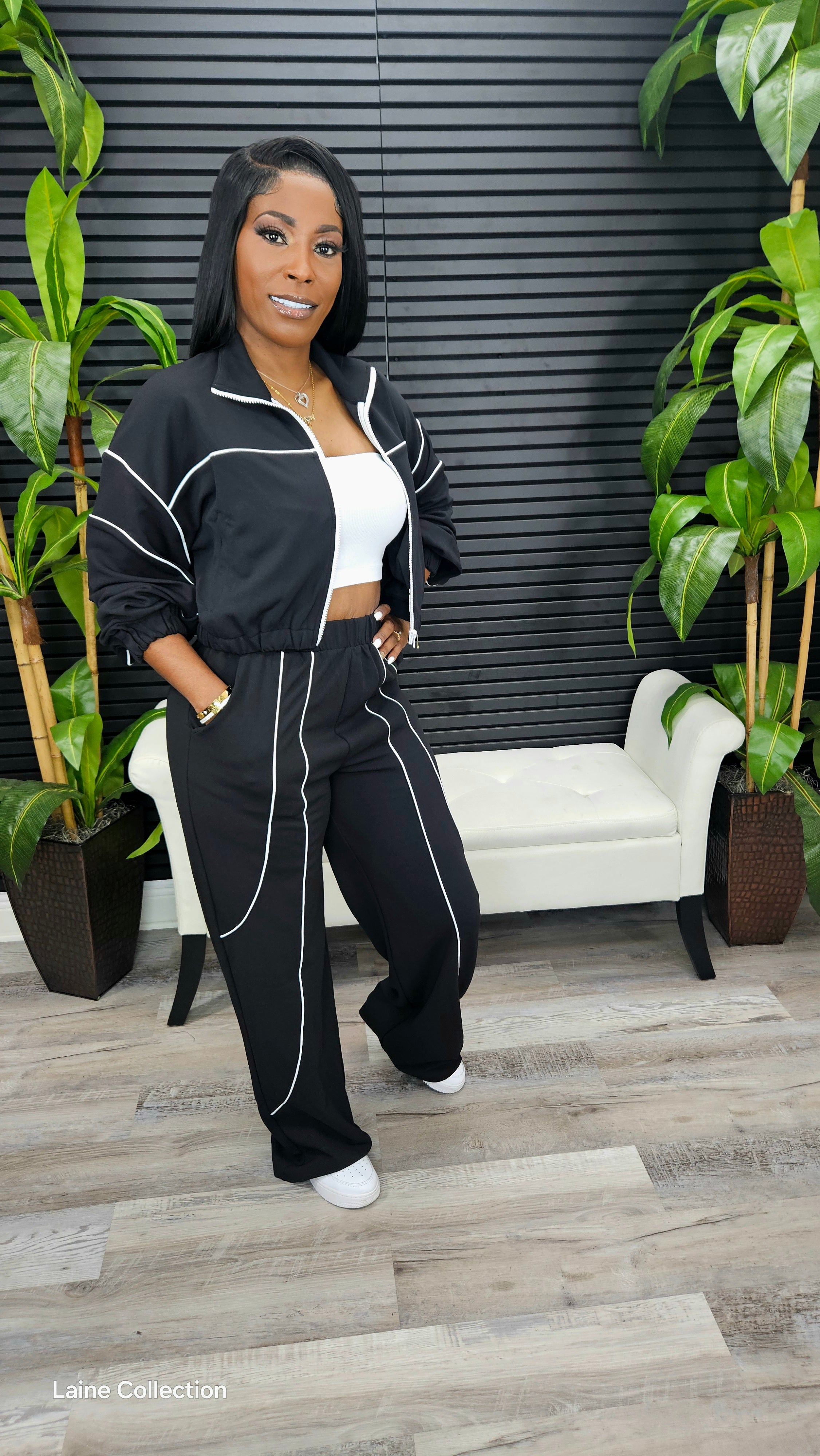 Off Limit Pants Set(Black)