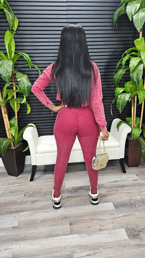 Baddie On The Go Jumpsuit Set - Laine Collection