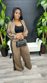 Make Your Move Sweatpants Set(Mocha)