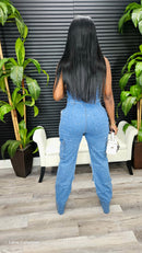 What I'm On Cargo Jumpsuit(Restock) - Laine Collection