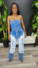 What I'm On Cargo Jumpsuit(Restock) - Laine Collection