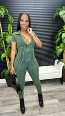 Keep It Polished Jumpsuit(Pine Green) - Laine Collection