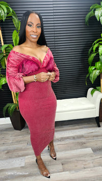 Come Closer Midi Dress - Laine Collection