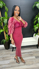 Come Closer Midi Dress - Laine Collection