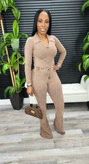 Girls Like Me Pants Set(Mocha Latte) - Laine Collection