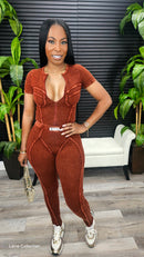 Uptown Girl Contour Jumpsuit - Laine Collection