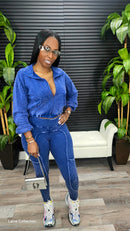 Making You Melt Pants Set(Very Navy) - Laine Collection