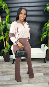 Move Aside Pants Set (Mauve)