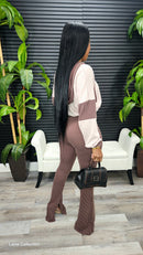 Move Aside Pants Set (Mauve)