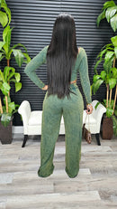 Use Me Wide Leg Pants Set