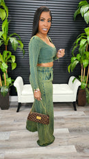 Use Me Wide Leg Pants Set