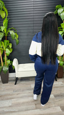 Say You Love Me Pants Set (Navy)