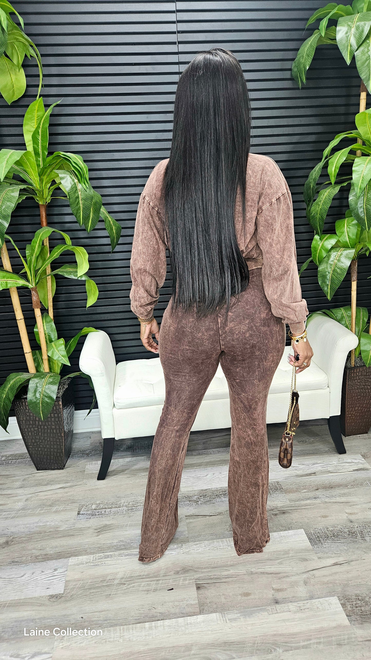 Don't Forget It Jumpsuit Set(Deep Mocha) - Laine Collection
