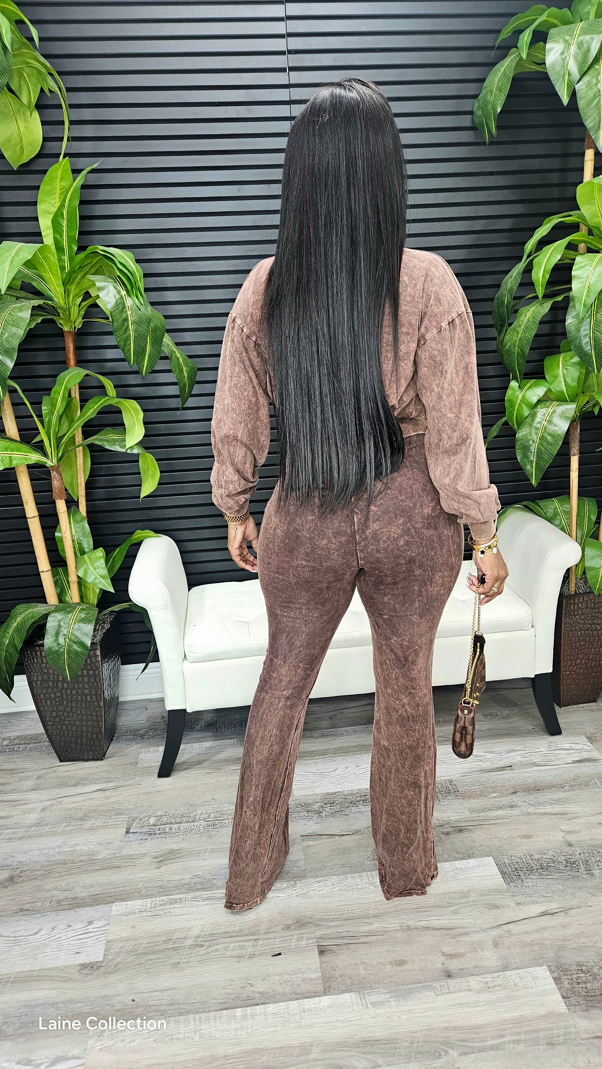 Don't Forget It Jumpsuit Set(Deep Mocha) - Laine Collection