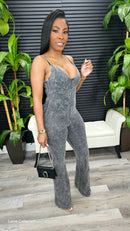 Don't Forget It Jumpsuit Set(Acid Black) - Laine Collection
