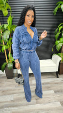 Off Script Pants Set(Blue Violet) Restock