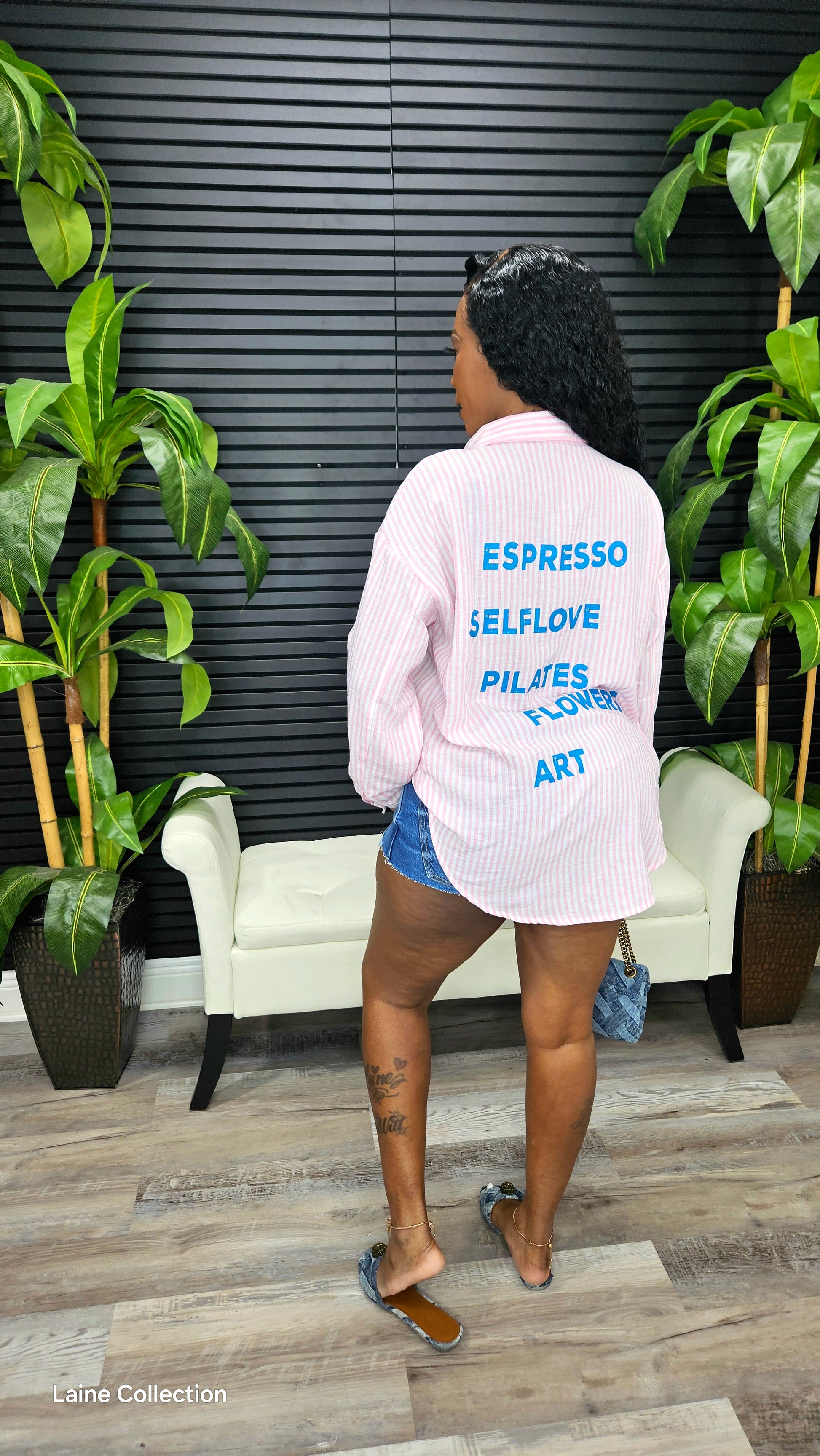 Espresso Selflove Top (Pink) - Laine Collection