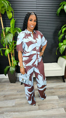 Sunset In Bali Pants Set - Laine Collection