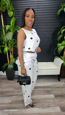 Daydream Polka Dot Pants Set - Laine Collection