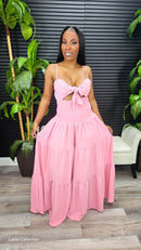Bazhara Jumpsuit(Pink) - Laine Collection