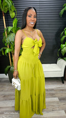 Bazhara Jumpsuit(Olive) - Laine Collection