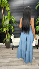 Bazhara Jumpsuit(Denim) - Laine Collection