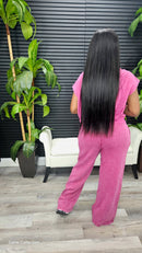 On My Mark Pants Set(Dark Red) - Laine Collection