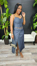 Lace Me Up Skirt Set - Laine Collection