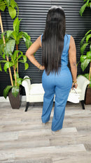 Irresistibly Denim Pants Set - Laine Collection