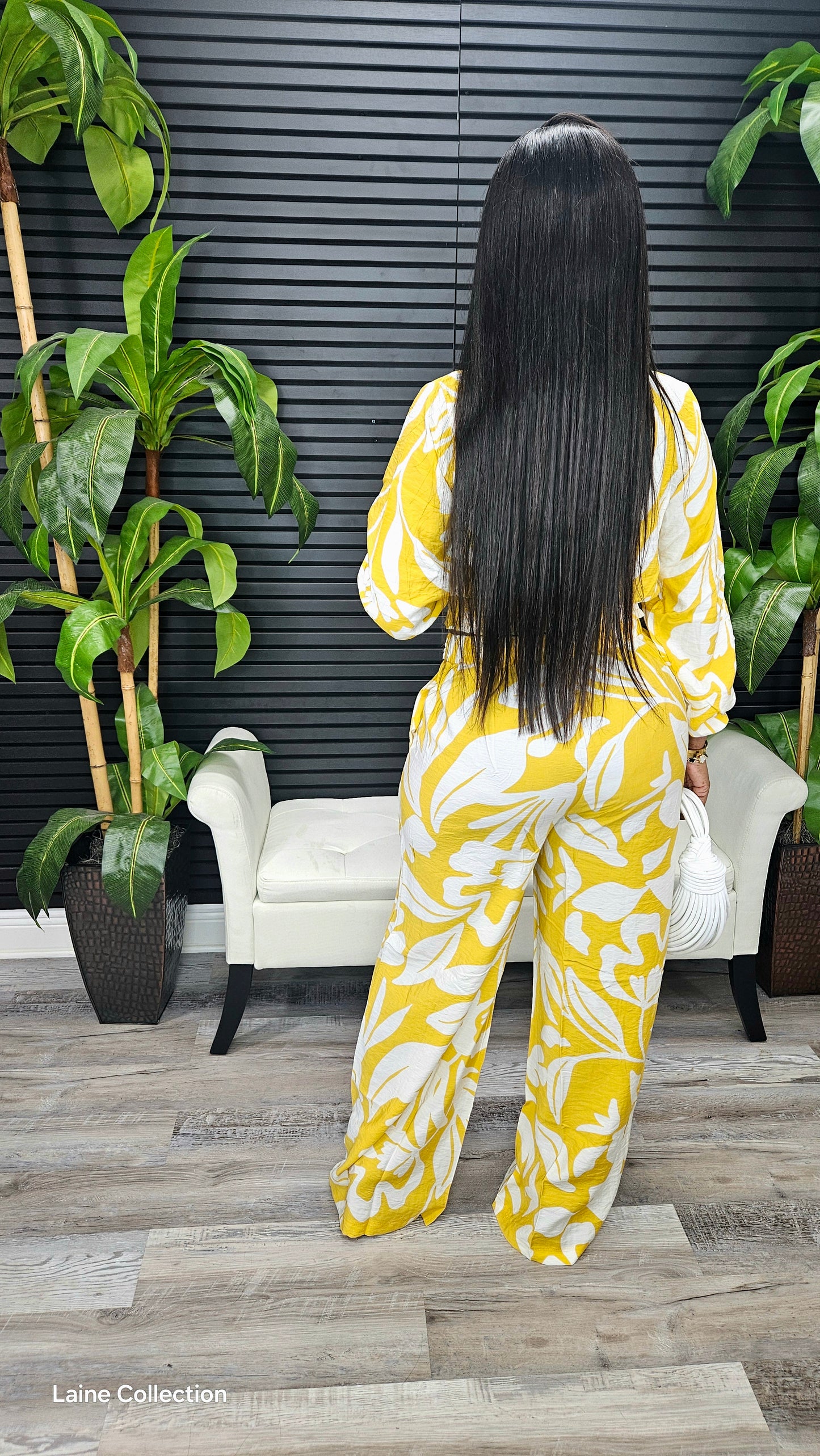 Cecilia Floral Prints Pants Set - Laine Collection