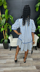 Jus' Bubble Sleeve Mini Dress - Laine Collection