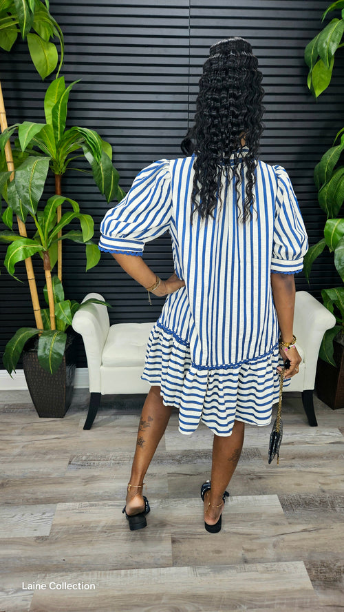 Jus' Bubble Sleeve Mini Dress - Laine Collection