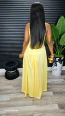 L'Attitude Maxi Dress(Yellow) - Laine Collection