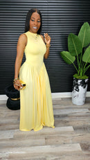 L'Attitude Maxi Dress(Yellow) - Laine Collection