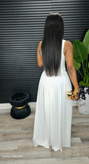 L'Attitude Maxi Dress (Ivory) - Laine Collection