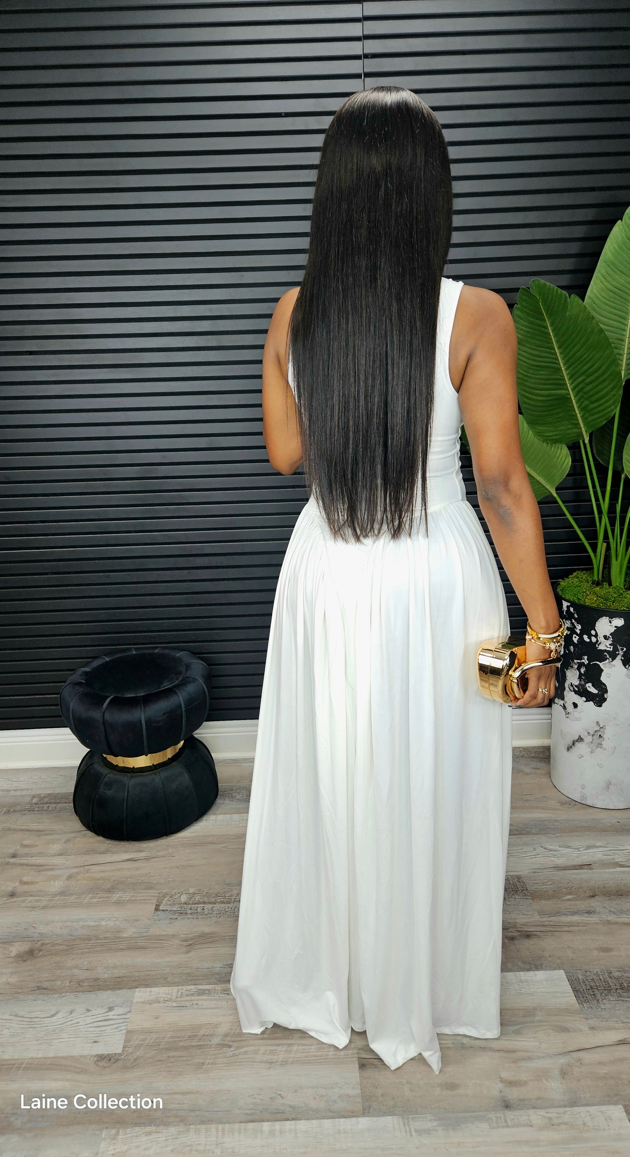 L'Attitude Maxi Dress (Ivory)