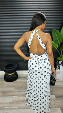 Milan Polka Dot Maxi Dress