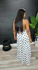 Milan Polka Dot Maxi Dress