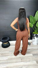 Sunset Striped Knit Pant Set(Brown)Restock Ship Out 6/10-6/12