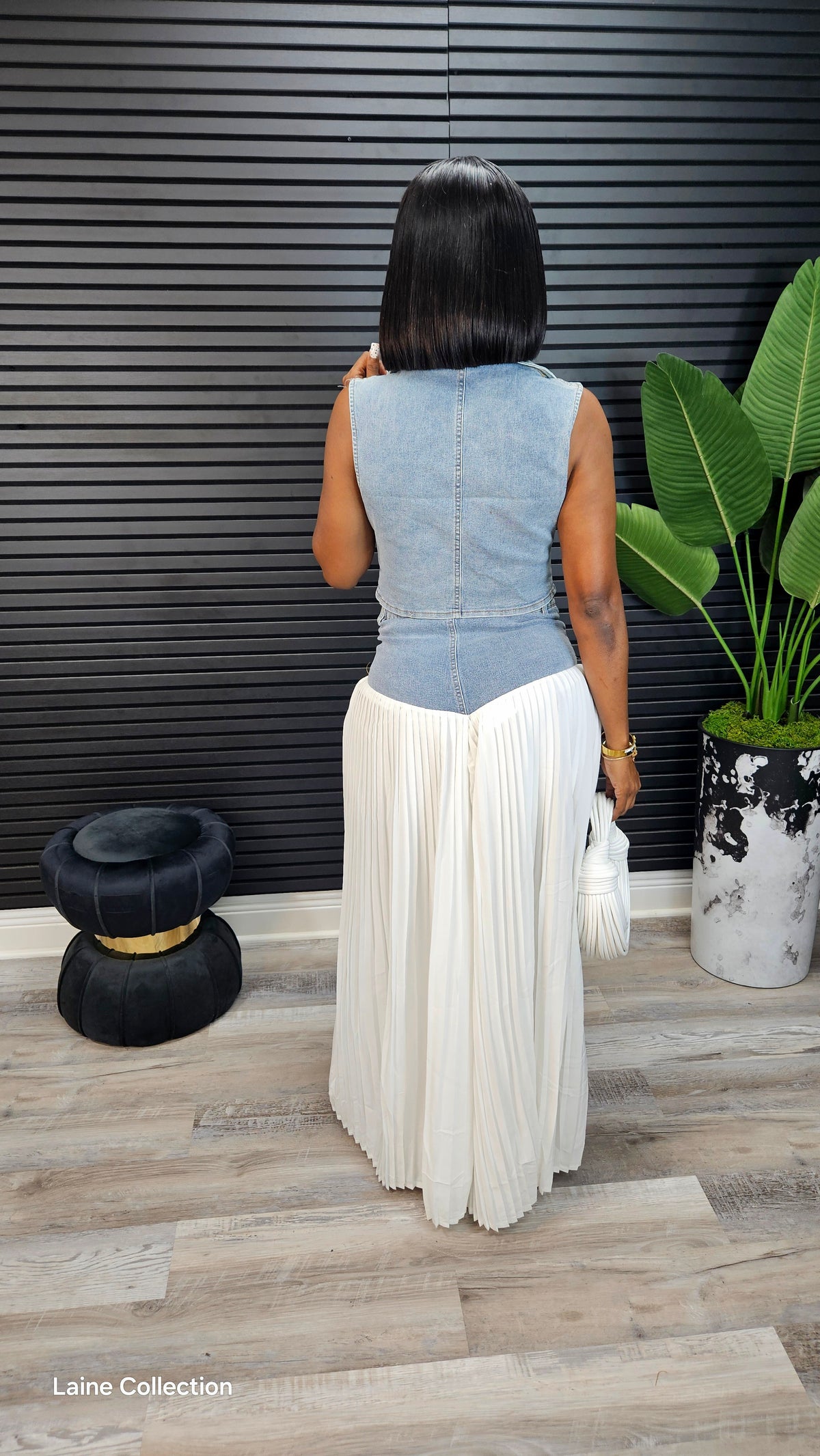 For Your Eyes Only Pants Set (White) - Laine Collection