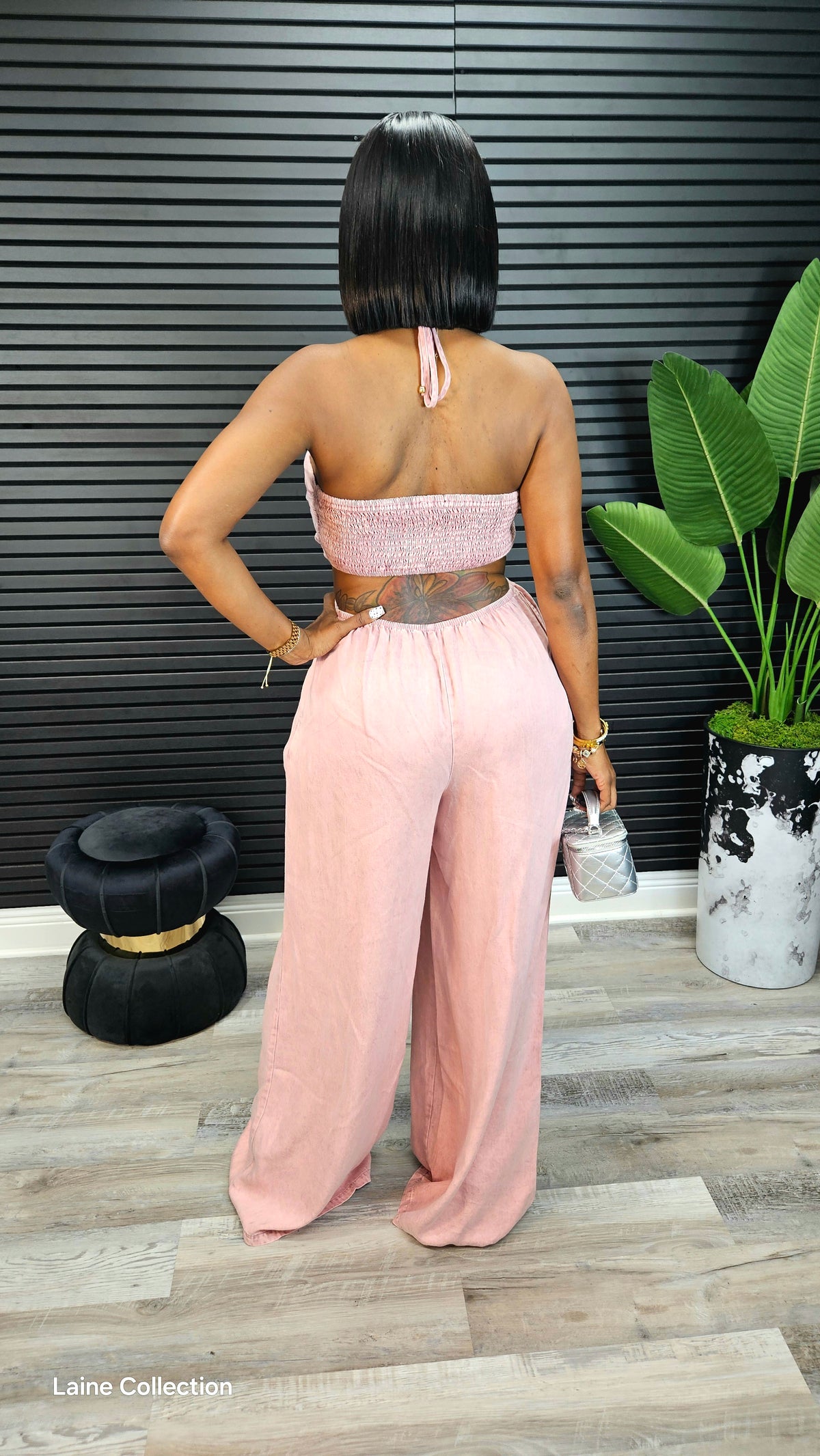 On My Time Jumpsuit(Mauve) - Laine Collection
